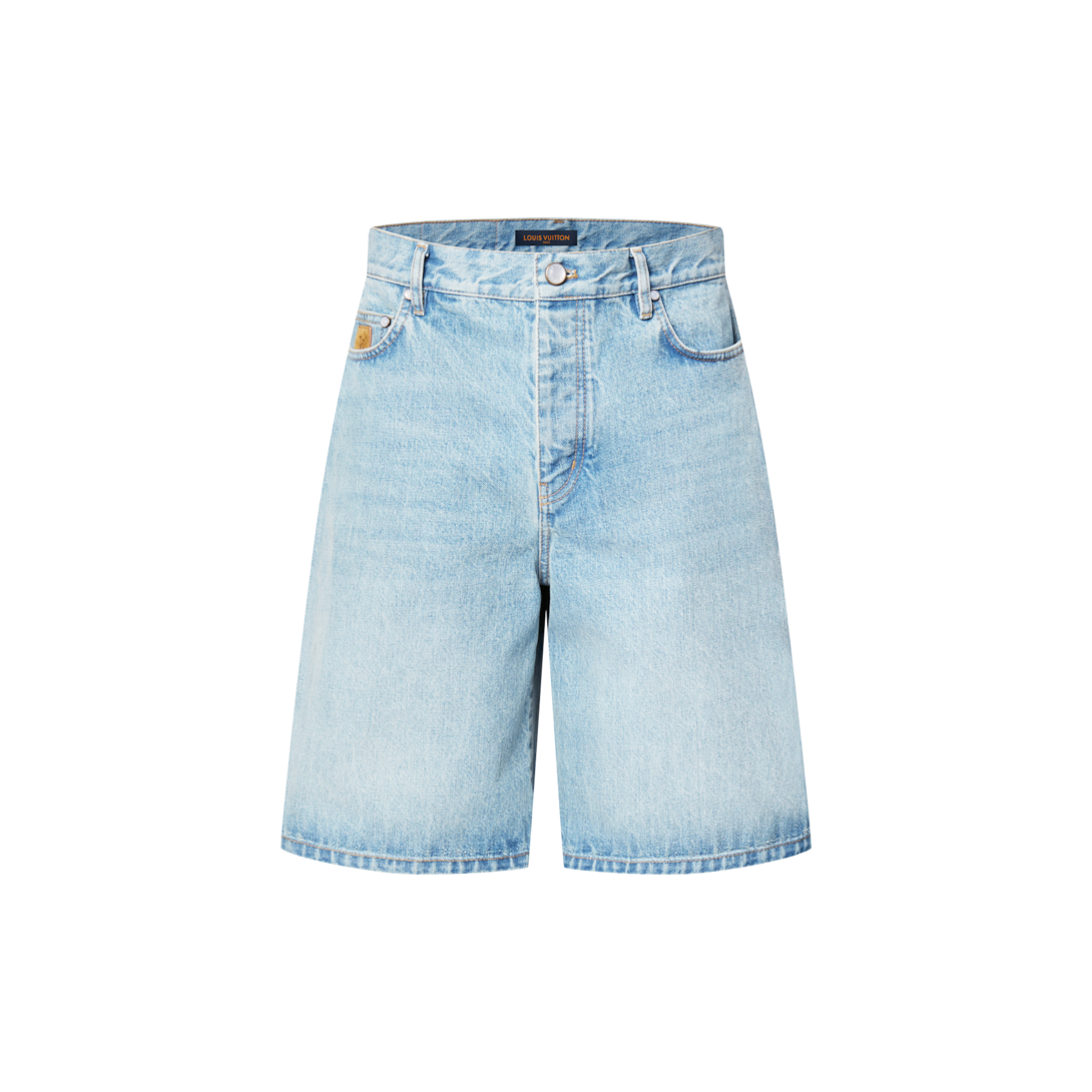 Short Jeans com Assinatura LV - Ready-to-Wear | LOUIS VUITTON ®